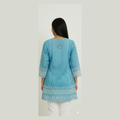 Blue Short Kurta