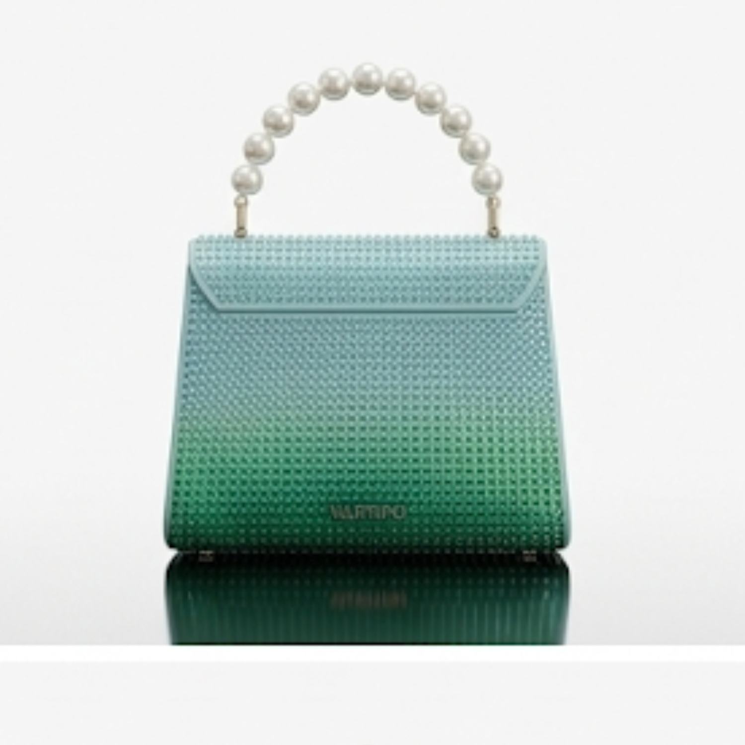 Valentino Garavani Mini VSling handbag entirely covered in rhinestones