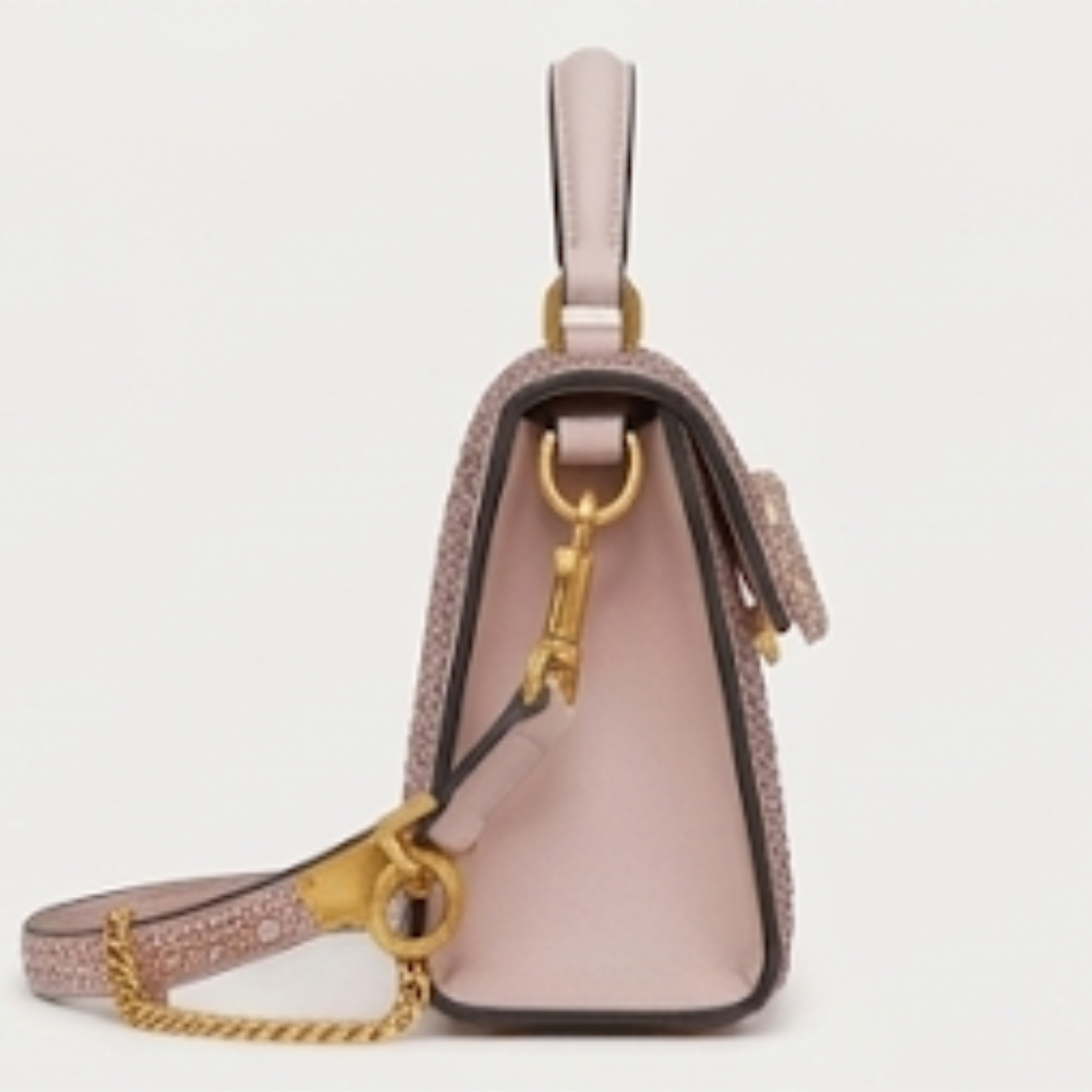 Valentino Garavani Mini VSling handbag entirely covered in rhinestones