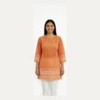 Orange Short Kurta