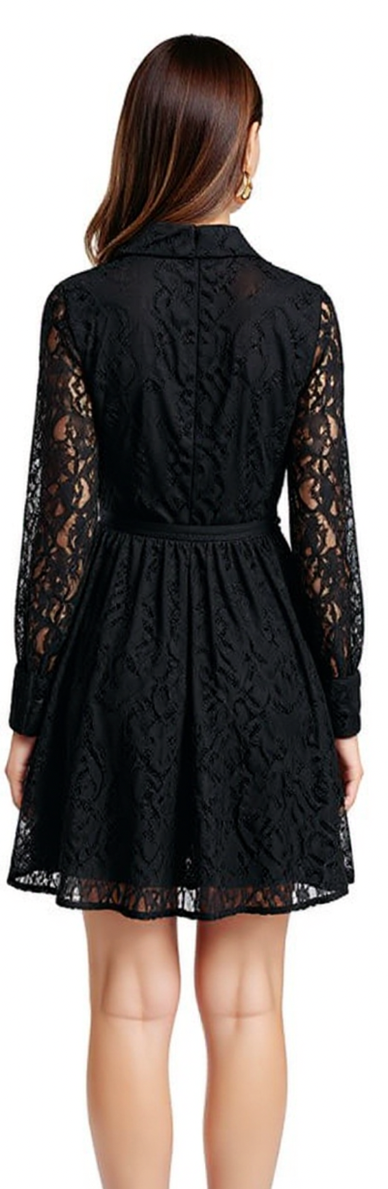 Elegant Black Lace Dress