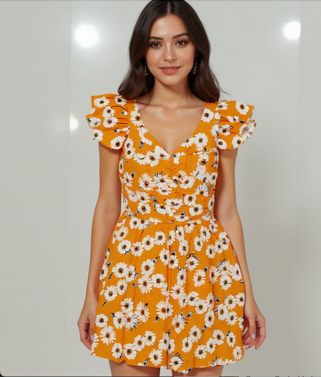 Floral Print Summer Dress