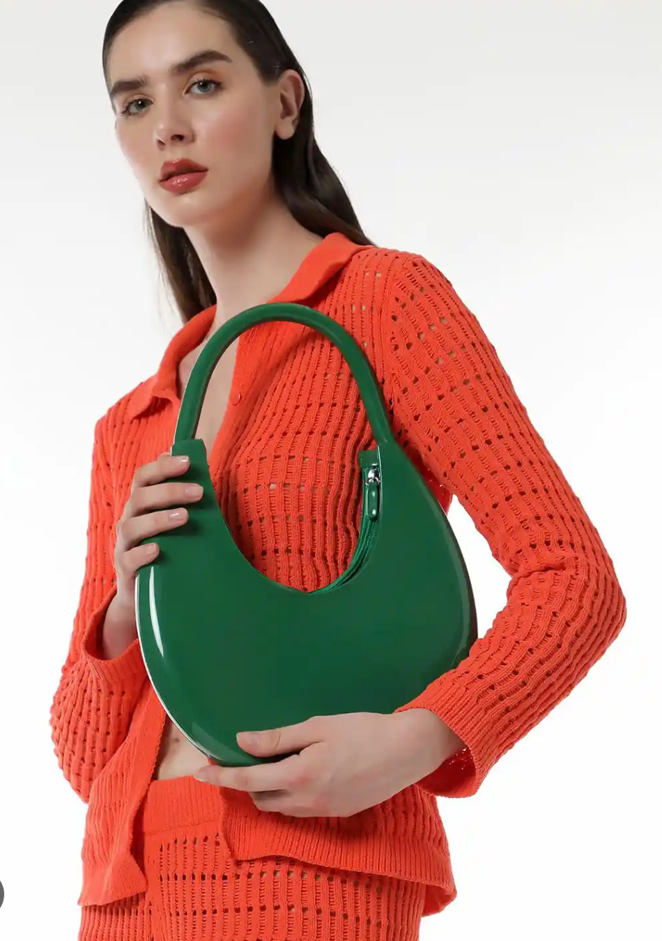Haute Sauce Green Hobo Bag in Green