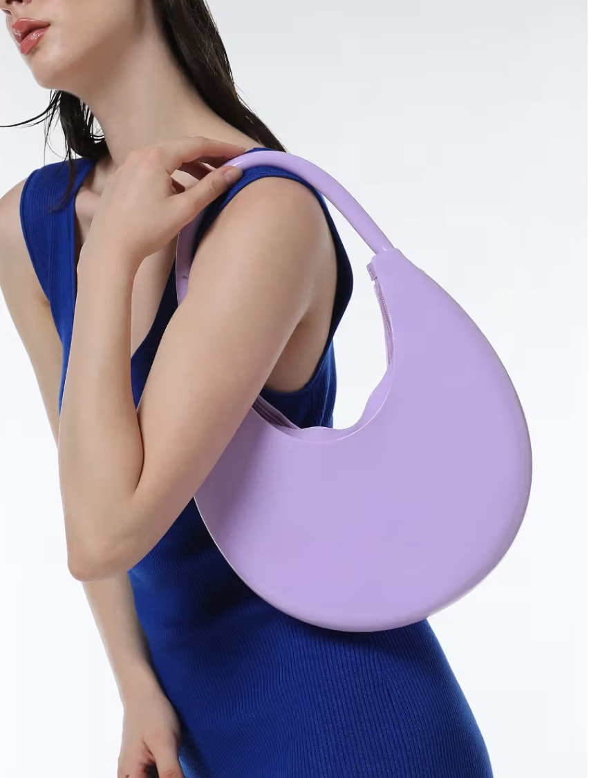 Haute Sauce Lavender Hobo Bag in Lavender