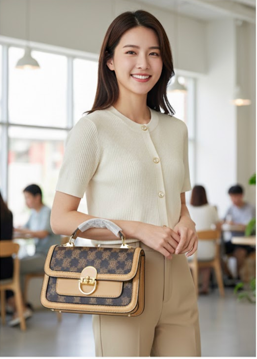 MKME sling Bag in Brown