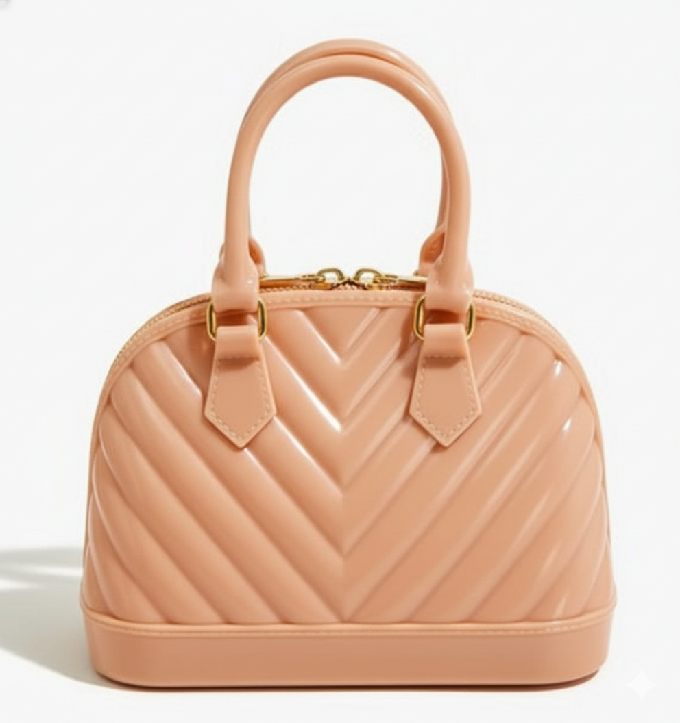 Mini Hand Bag in Orange