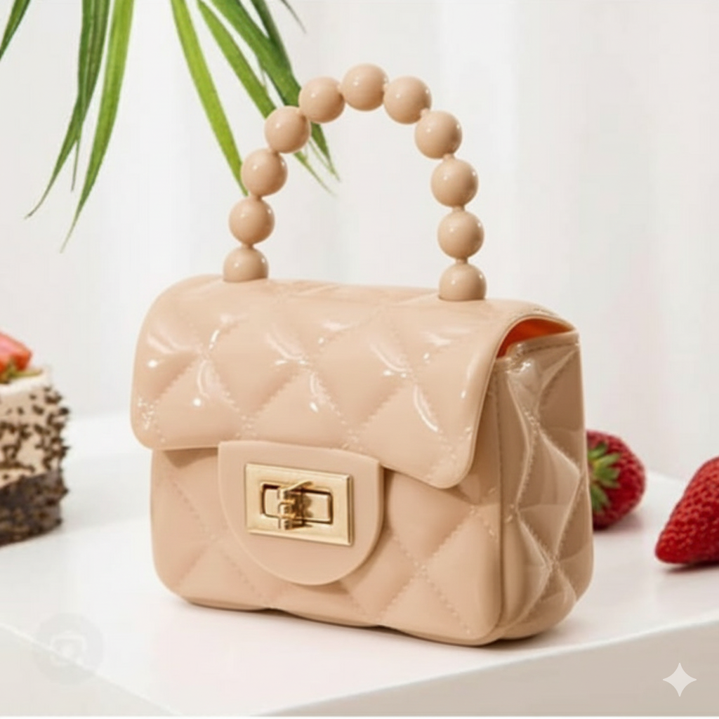 Mini Sling Bag in Beige