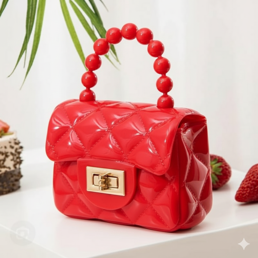 Mini Sling Bag in Red